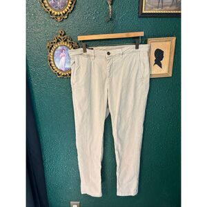 Faherty Coastline Chino Pants Size 33x30 Tailored Fit Stretch Khaki